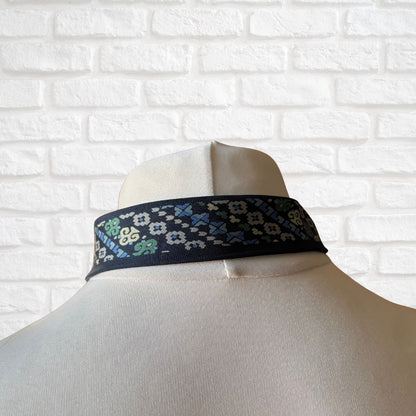 Mila schon vintage silk neck tie 