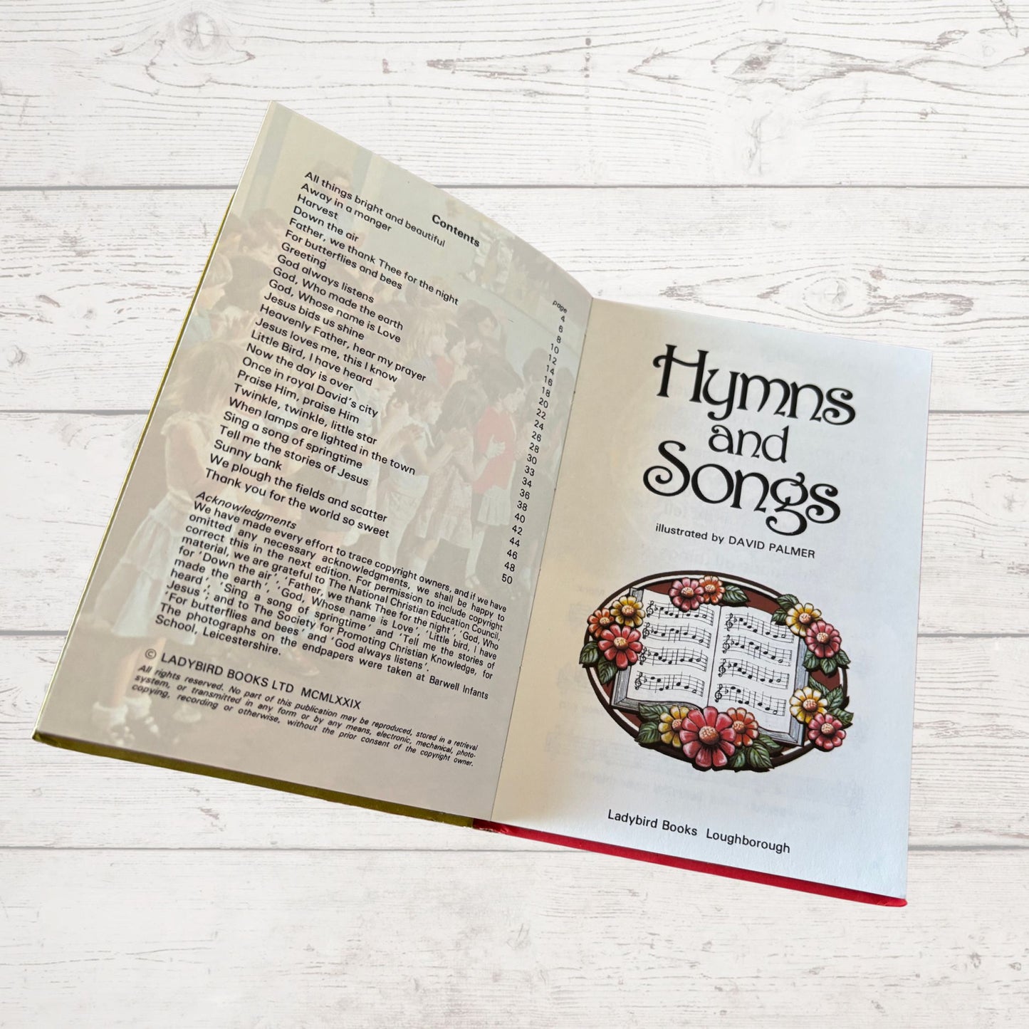 Hymns and Songs. 1970s Vintage Ladybird Book. Series 612