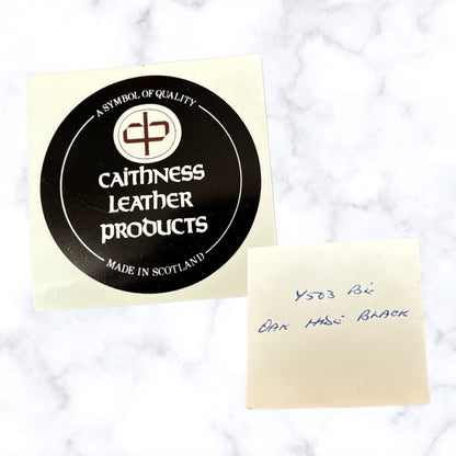 Vintage Textured Black Leather Clasp Top Purse/Wallet - Stylish and Practical