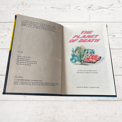 The Planet of Death. 80s Vintage Ladybird Book. Science Fiction, Series 823 . Great Gift Idea