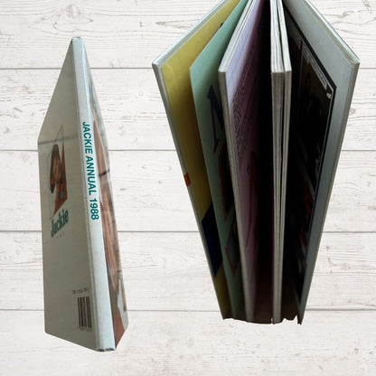 Jackie 1988 Vintage Annual spine on a white background 