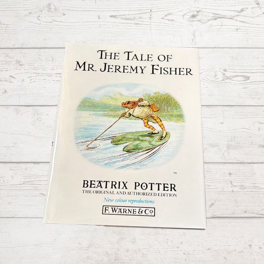 The Tale of Mr Jeremy Fisher . Vintage Beatrix Potter Book. 1989 edition. Great Gift Idea