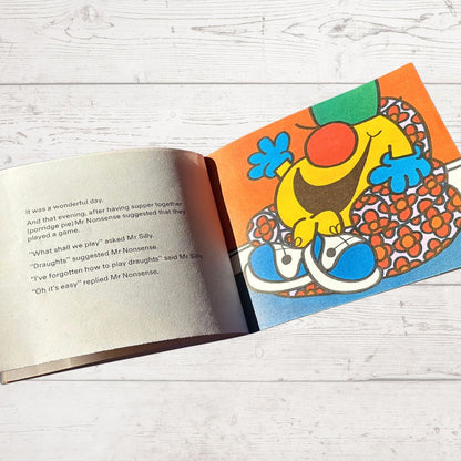 Mr. Nonsense by Roger Hargreaves. Original 1970s The Mr Men series. 1978 edition