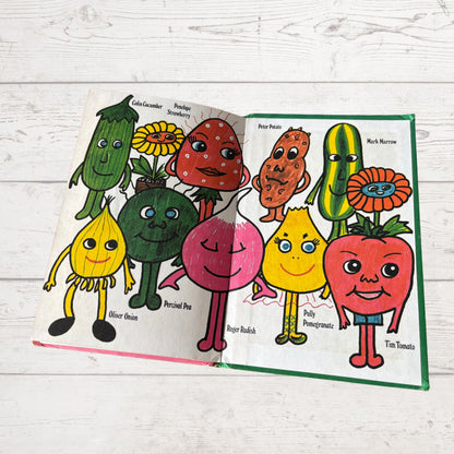 Percival Pea and Polly Pomegranate. 70s Vintage Ladybird Book. The Garden Gang. Great Gift Idea