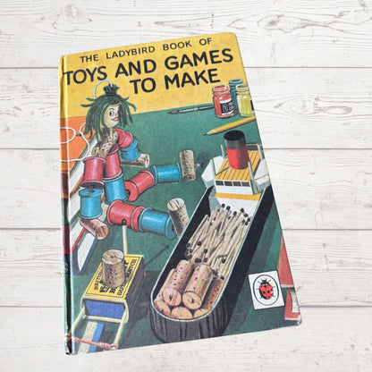 The Ladybird Book of Toys and Games to Make.Vintage Book. Series 633. Great Gift