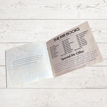 Mr. Happy by Roger Hargreaves. Original 1970s The Mr Men series. 1971 edition