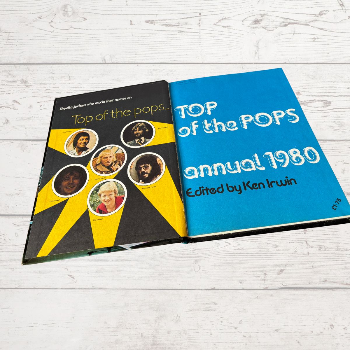 Vintage Top of the Pops Annual 1980, full of pop photos, celebrity interviews and nostalgia. Great gift idea