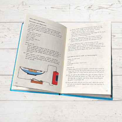 Vintage 1980s ladybird book, Junior Science Book: Magnets and Electricity. Series 621