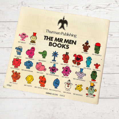Mr. Topsy - Turvy by Roger Hargreaves. Original 1970s The Mr Men series. 1972 edition. Great gift idea