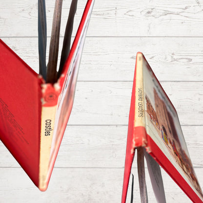 Vintage 1980s children’s book, Castles. A Ladybird Leader reading book. Series 737