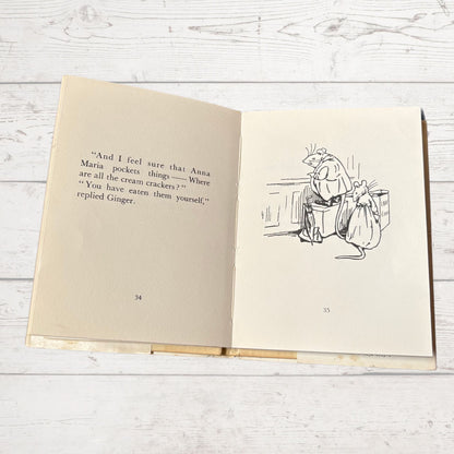 The Tale of Ginger and Pickles. Vintage Beatrix Potter book. 1971 edition