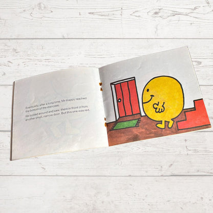 Mr. Happy by Roger Hargreaves. Original 1970s The Mr Men series. 1971 edition