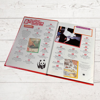 Vintage Girl Guides Annual: The Official Brownie Annual 1991. Great nostalgic gift idea