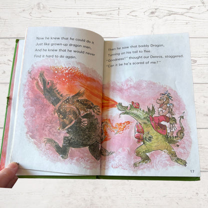 Dennis the Dragon. 1980s Vintage Ladybird Book. Series 401. Great gift idea