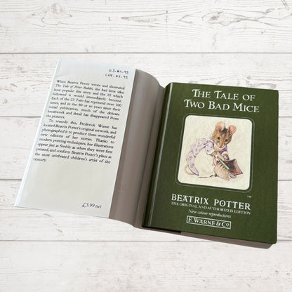 The Tale of Two Bad Mice. Vintage Beatrix Potter Book. 1989 edition. Great Gift Idea