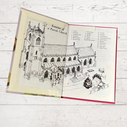 Vintage 1970s ladybird book: What to Look for Outside a Church. Series 649