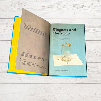 Vintage 1980s ladybird book, Junior Science Book: Magnets and Electricity. Series 621