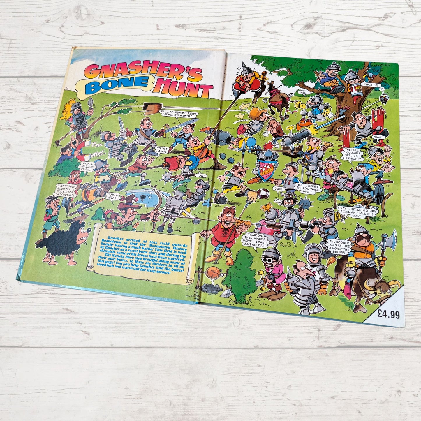 Vintage Beano Annual 1997. Classic Comic Strips for Nostalgic Reading & Collecting. Great gift idea.