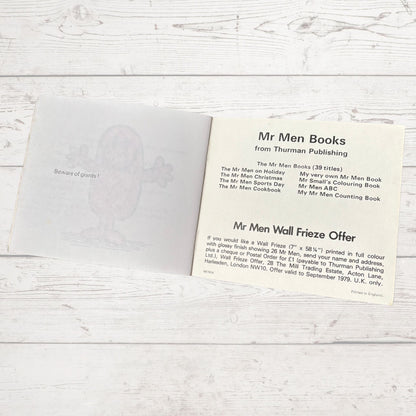 Mr.Greedy by Roger Hargreaves. Original 1970s The Mr Men series. 1971 edition. Great gift idea