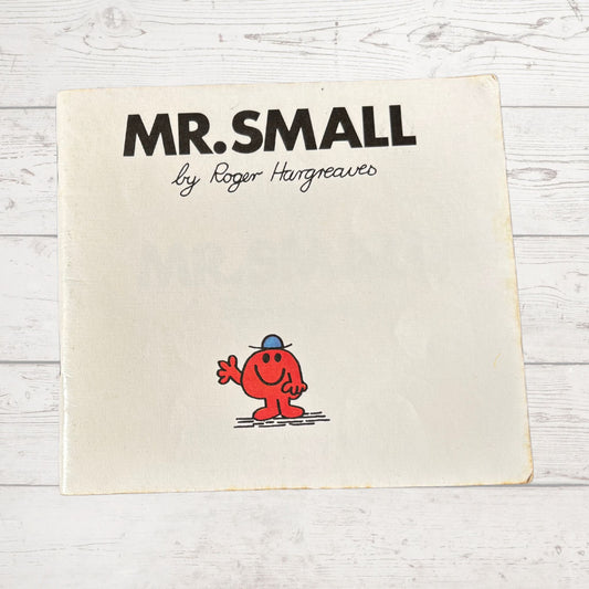 Mr. Small by Roger Hargreaves. Original 1970s The Mr Men series. 1972 edition. Great gift idea