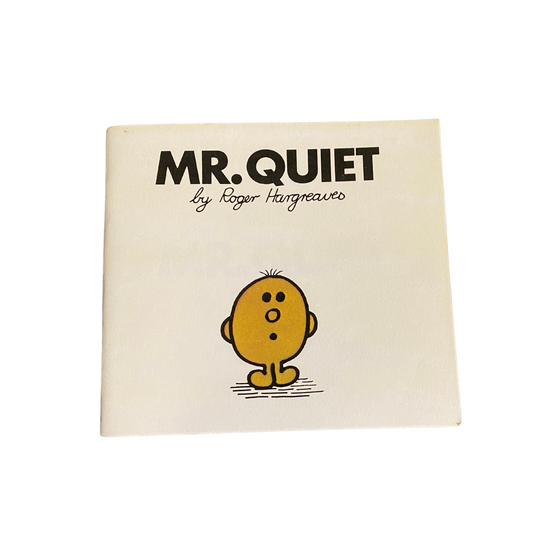 Vintage Mr Quiet  book - Original 1978   Edition by Roger Hargreaves