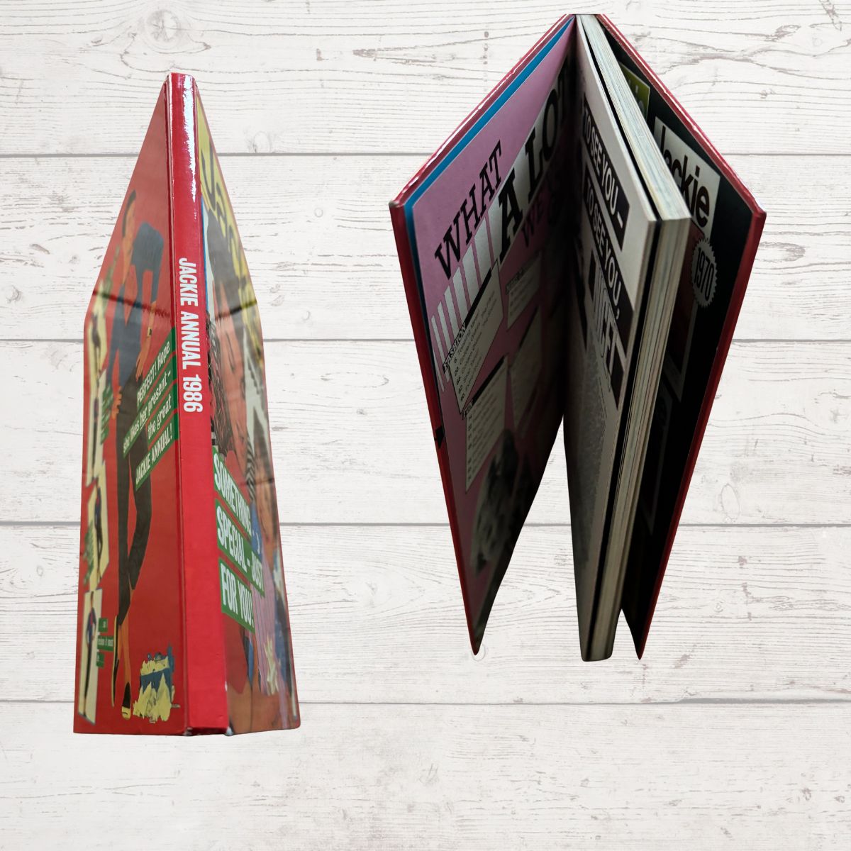 Vintage Jackie Annual 1986, full of fiction, fashion, fun and nostalgia. Great gift idea