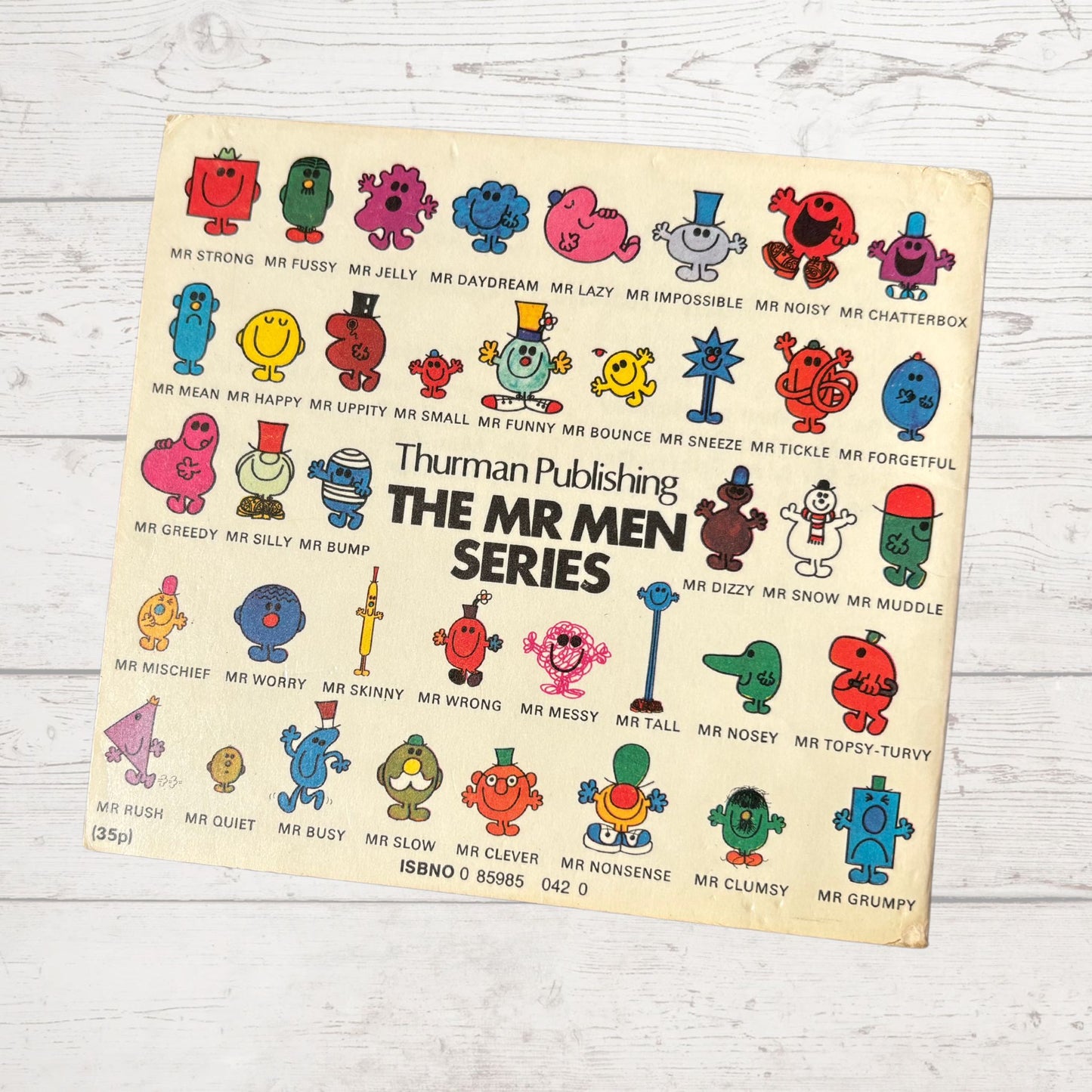 Mr. Noisy by Roger Hargreaves. Original 1970s The Mr Men series. 1976 edition.Great gift idea