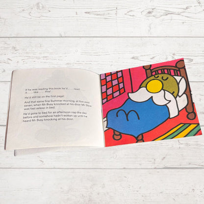 Mr. Busy by Roger Hargreaves. Original 1970s The Mr Men series. 1978 edition
