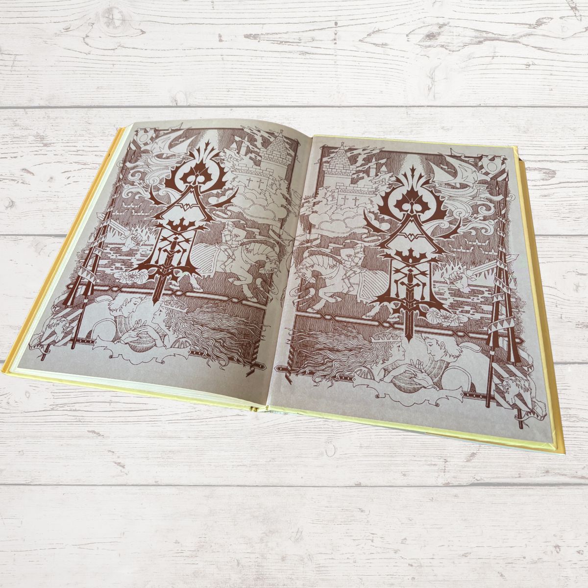 Tales of King Arthur hardback vintage book With dust jacket / inside cover on a white background 