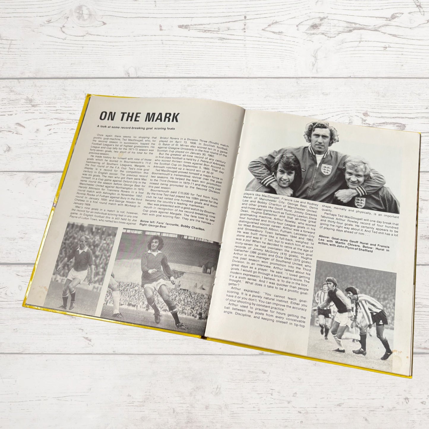 Vintage 1970s Hardback Football Book: Football Champions 1972.Great nostalgic Gift Idea