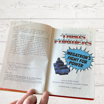 The Transformers. Megatron’s Fight for Power. Vintage ladybird book. Great gift idea