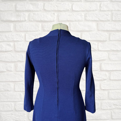 60s zip up scooter dress