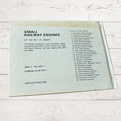 Small Railway Engines. 1980s Vintage Hardback by Rev. W. Awdry (Thomas the Tank Engine Railway Series)