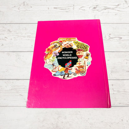 Vintage 1970s Children's Book: Our World  - Beautifully Illustrated Colourful Hardback Encyclopaedia