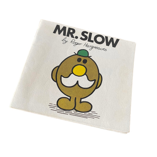 Vintage Mr Slow book - Original 1978  Edition by Roger Hargreaves