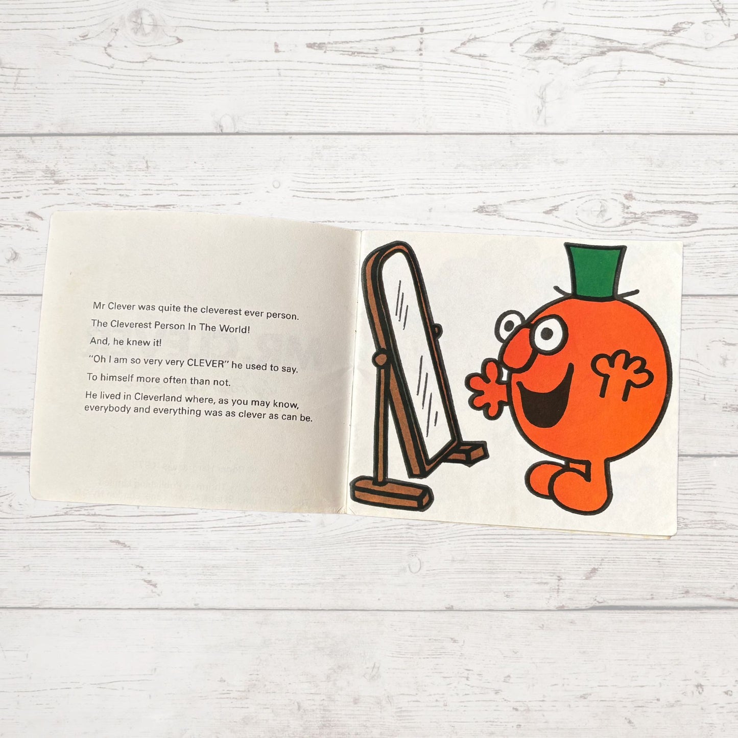 Mr. Clever by Roger Hargreaves. Original 1970s The Mr Men series. 1978  edition.Great gift idea