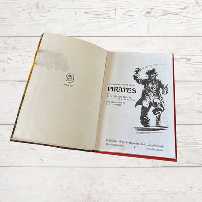 A Ladybird Book about Pirates.Vintage 1970s Book. Series 707. Great Gift Idea