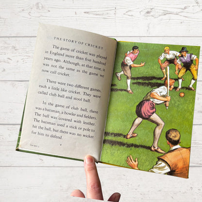 The Story of Cricket. 1960s Vintage Ladybird Book.Series 606C. Great Gift Idea