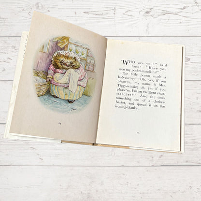 The Tale of Mrs. Tiggy-Winkle. Vintage Beatrix Potter book. 1971 edition