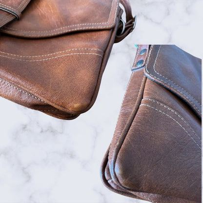 Close up of bag corners 