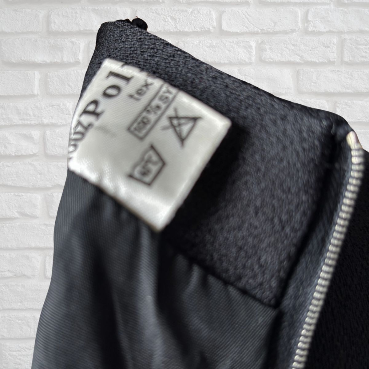 60s Long Sleeved Mod Style Vintage Black Mini Dress. Approx UK Size 10