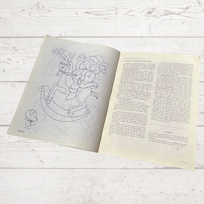 Vintage Dover Needlework Series Book. Teddy Bear Party and Holiday Iron- On Transfer Patterns