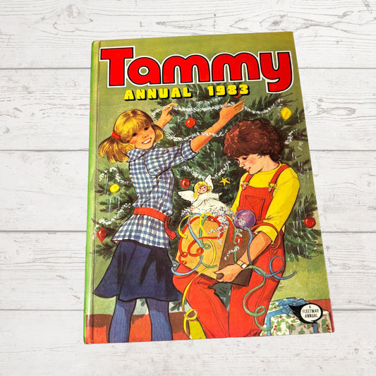 Vintage Tammy Annual 1983  full of fiction, activities, cute animals and fun. Great gift idea