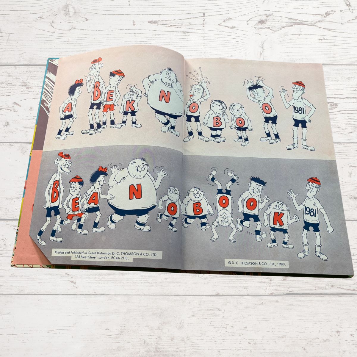 Vintage Beano Book 1981. Comic Strip Annual  for Nostalgic Reading & Collecting. Great Gift Idea