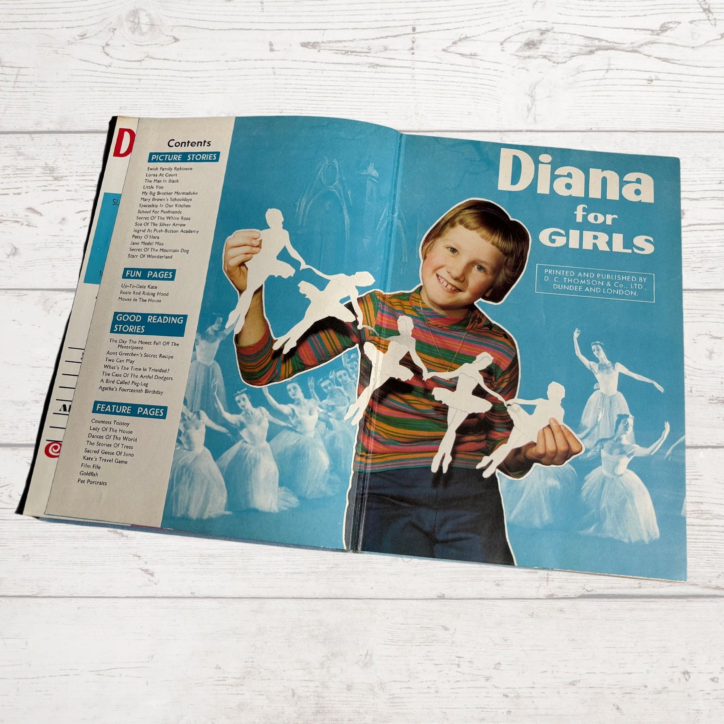 Vintage Diana Annual 1971, full of fiction, fashion, fun and nostalgia. Great gift idea