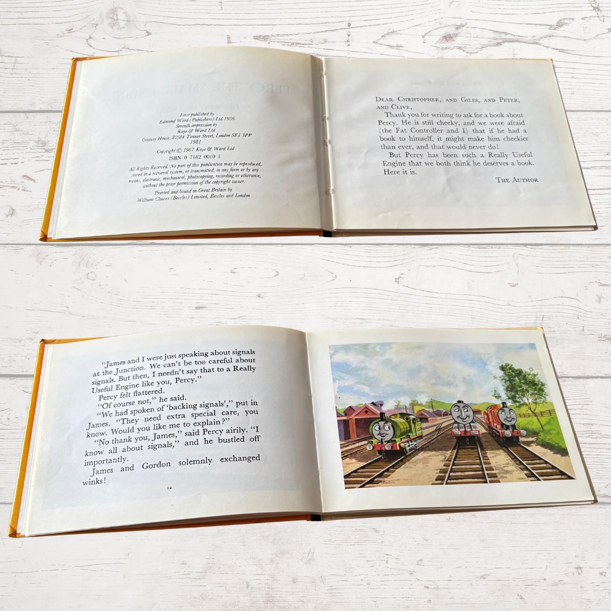 Percy The Small Engine  – 1980s Vintage Hardback by Rev. W. Awdry (Thomas the Tank Engine Railway Series)