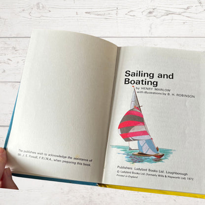 Sailing and Boating. 1970s Ladybird Learnabout Book.Series 633. Great Gift Idea