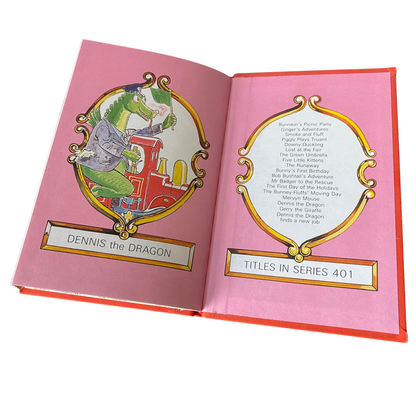Dennis the Dragon, Dennis finds a new job, vintage ladybird book.. Great gift idea