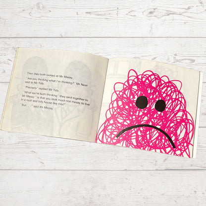 Mr. Messy by Roger Hargreaves. Original 1970s The Mr Men series. 1972 edition. Great gift idea