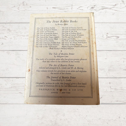 The Tale of Jemima Puddle-Duck. Vintage Beatrix Potter book. 1970 edition